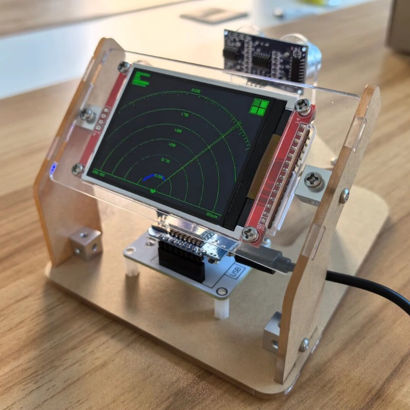Science Project Toys Making - Ultrasonic Radar Scanning Module For Arduino