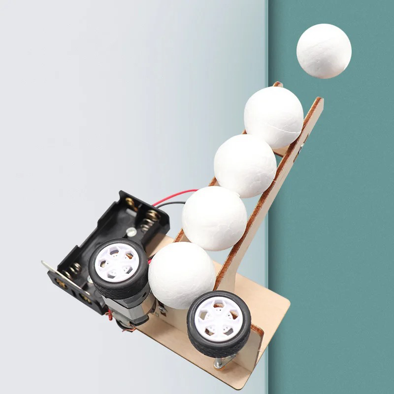 Science Project - Electric Ball Pitching Machine Kits DIY