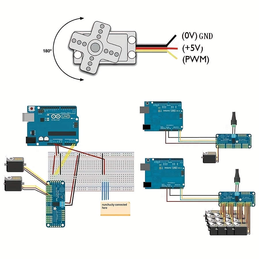 5pcs SG90 9G Servo Motors + 16 - Robot Arm Motor review and price