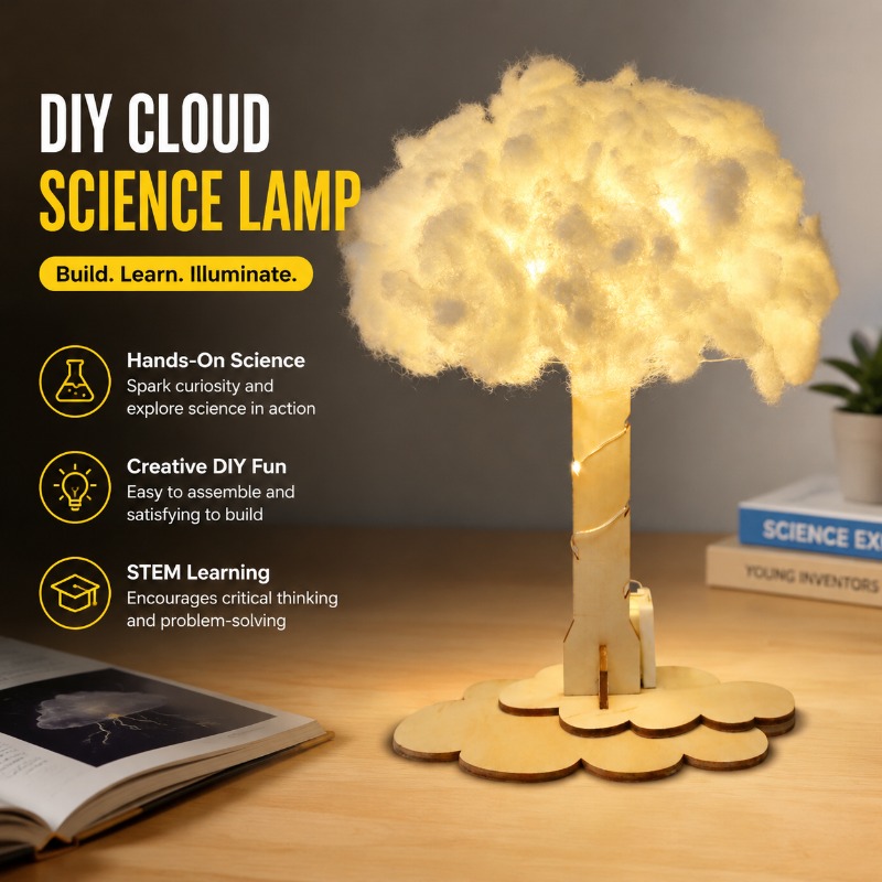 DIY Cloud Lamp Science Experim - Science Project Toys Making review and price