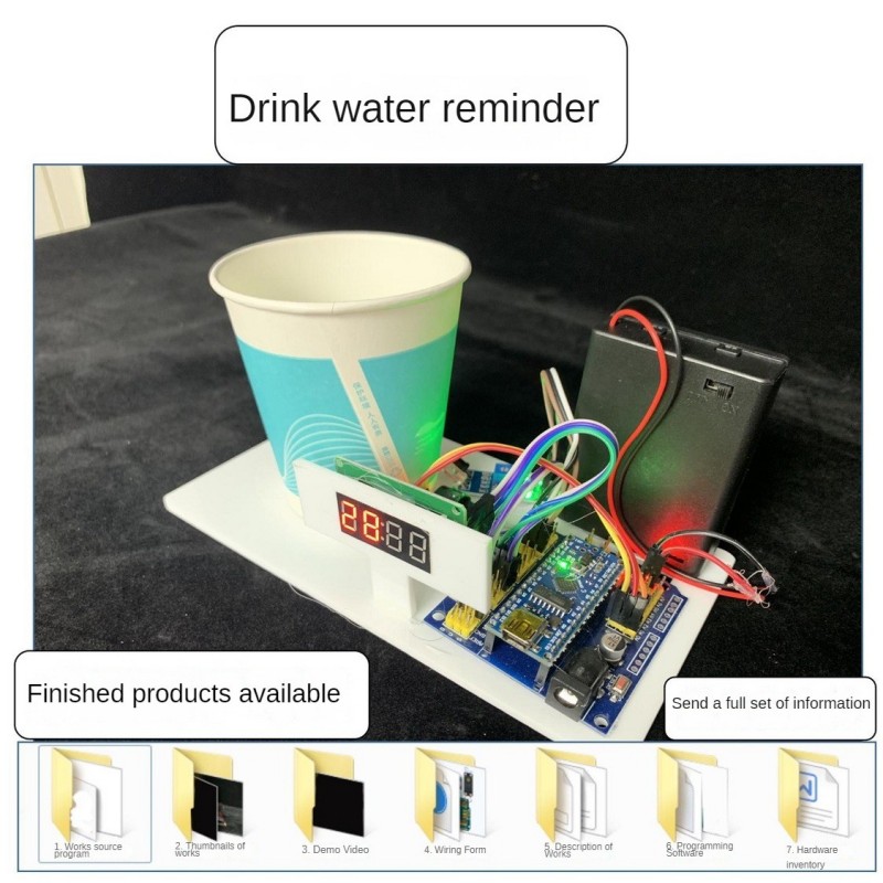 Drink Water Reminder Robot Han - Science Robotics review and price