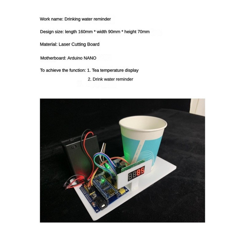 Drink Water Reminder Robot Han - Science Robotics review and price