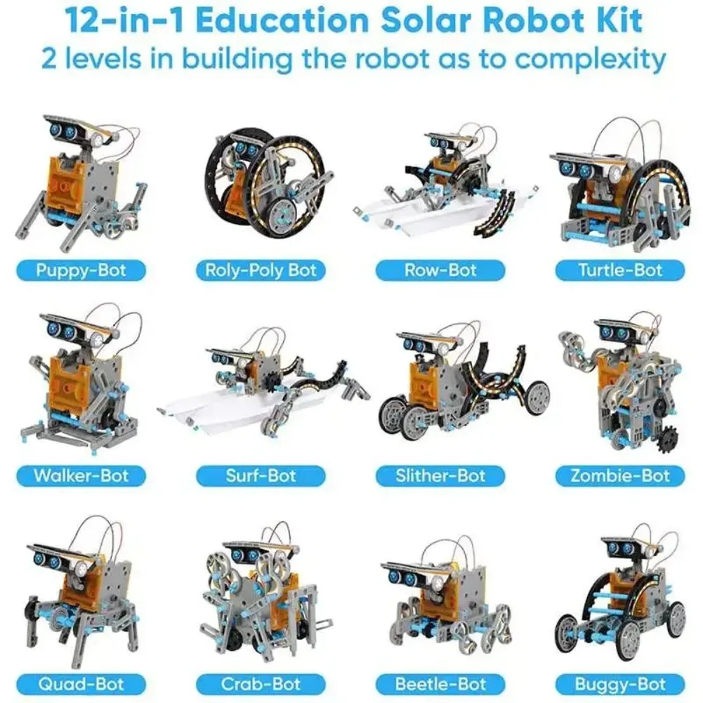 13 in 1 Solar Powered Robot Sc - Science Robotics review and price