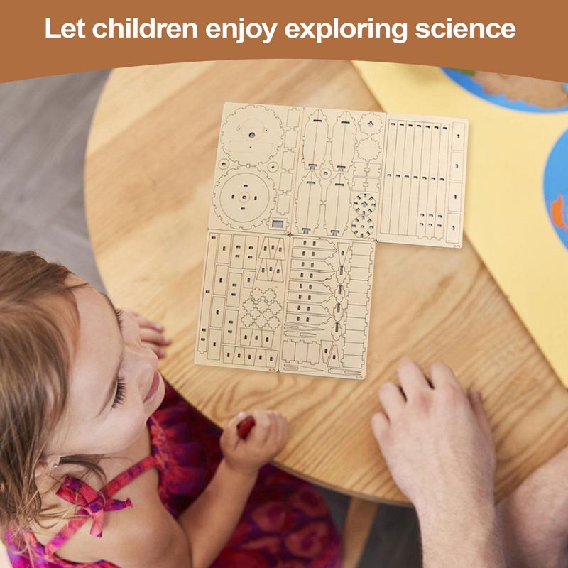 Wooden Satellite Model Making  - Science Project Toys Making review and price